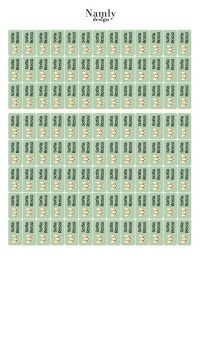 Name Tags for Name Labels 100 pcs