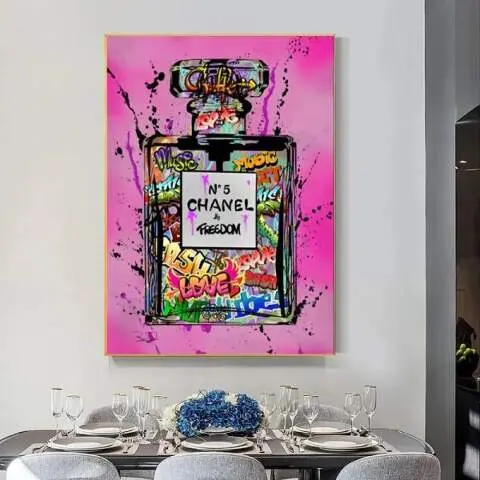 Poster – Graffiti Art / N°5 CHANEL by Freedom