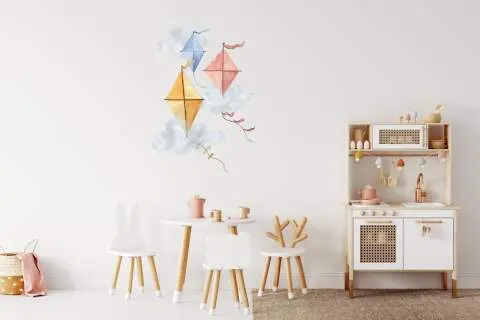 Kiwistar Fiori – Ranken Adesivo in 6 Dimensioni – Wall Sticker Wall Sticker, 83_haselnussbraun, 120 x 27 cm