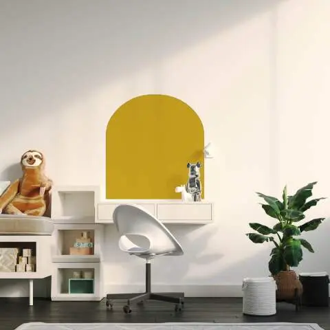 Adesivo Murale Kiwistar The Horns – 60x42 Cm, Colore Oro, Rimovibile, Con Pellicola Di Prova E Istruzioni