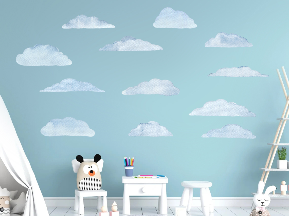 Wallsticker -   Clouds in the Sky Set