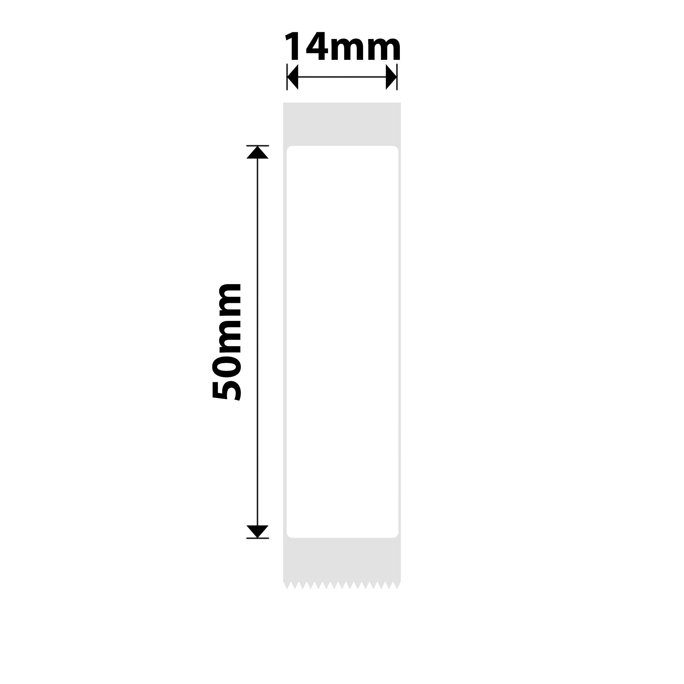NIIMBOT Label Stickers B18 Series 14 x 50mm / 125 pcs / White