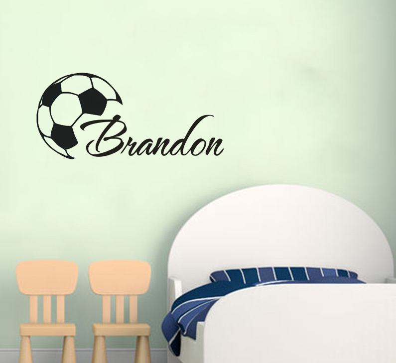 Wallsticker - Cool Football  /  Choose Colour