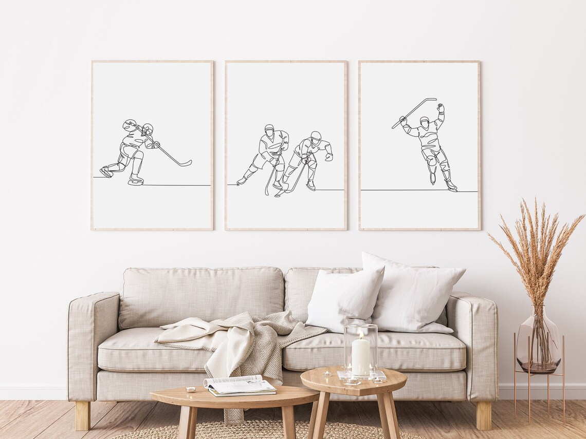 Posters -  Hockey Poster  / Set of 3