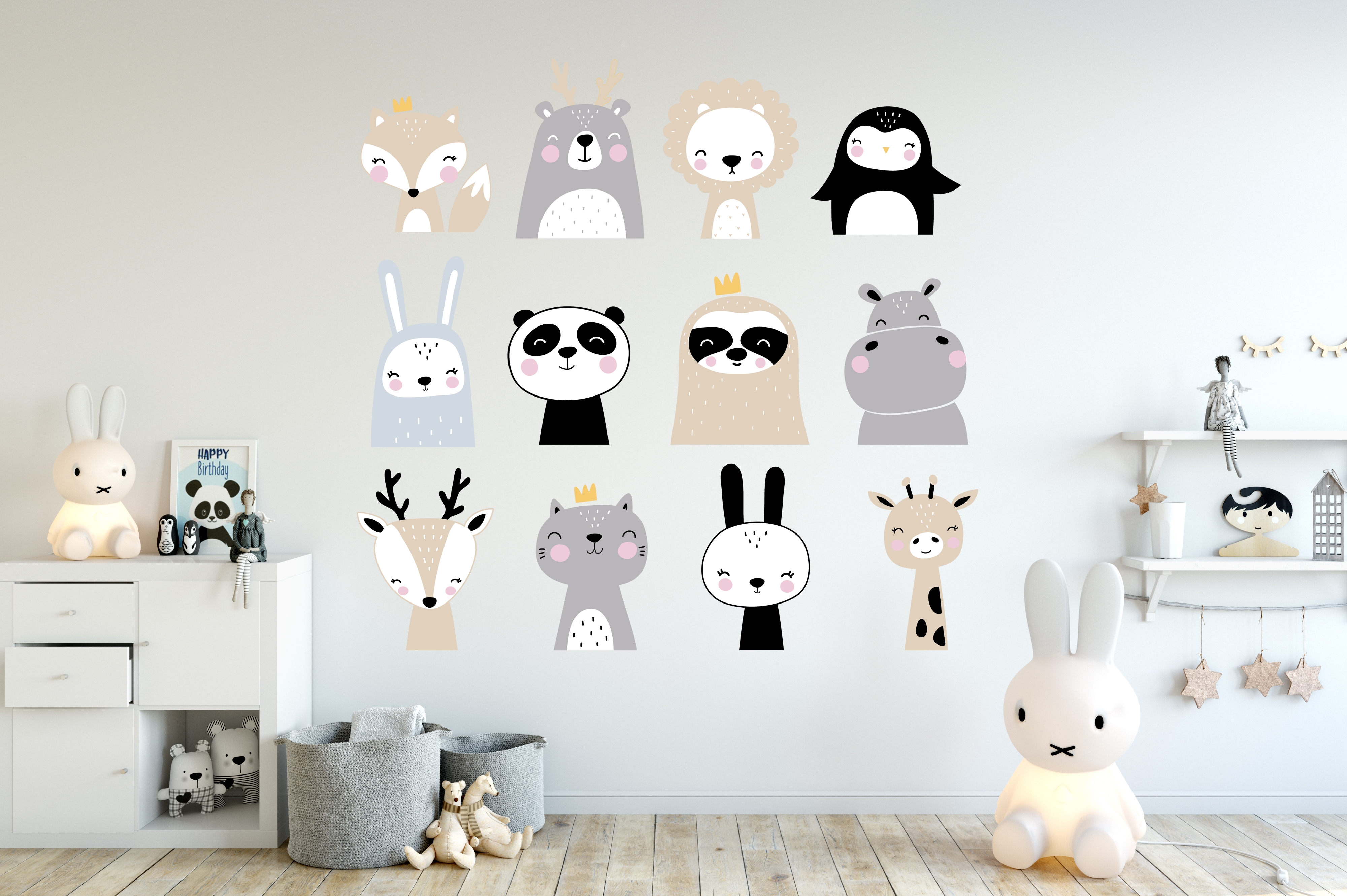 Wallsticker -Cute Animals