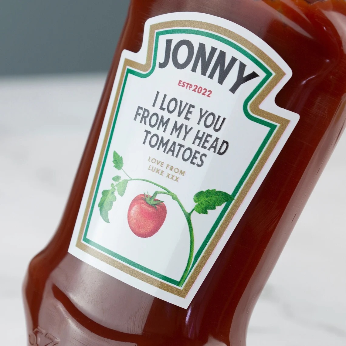 Sticker - Personalised Tomato Ketchup Sauce
