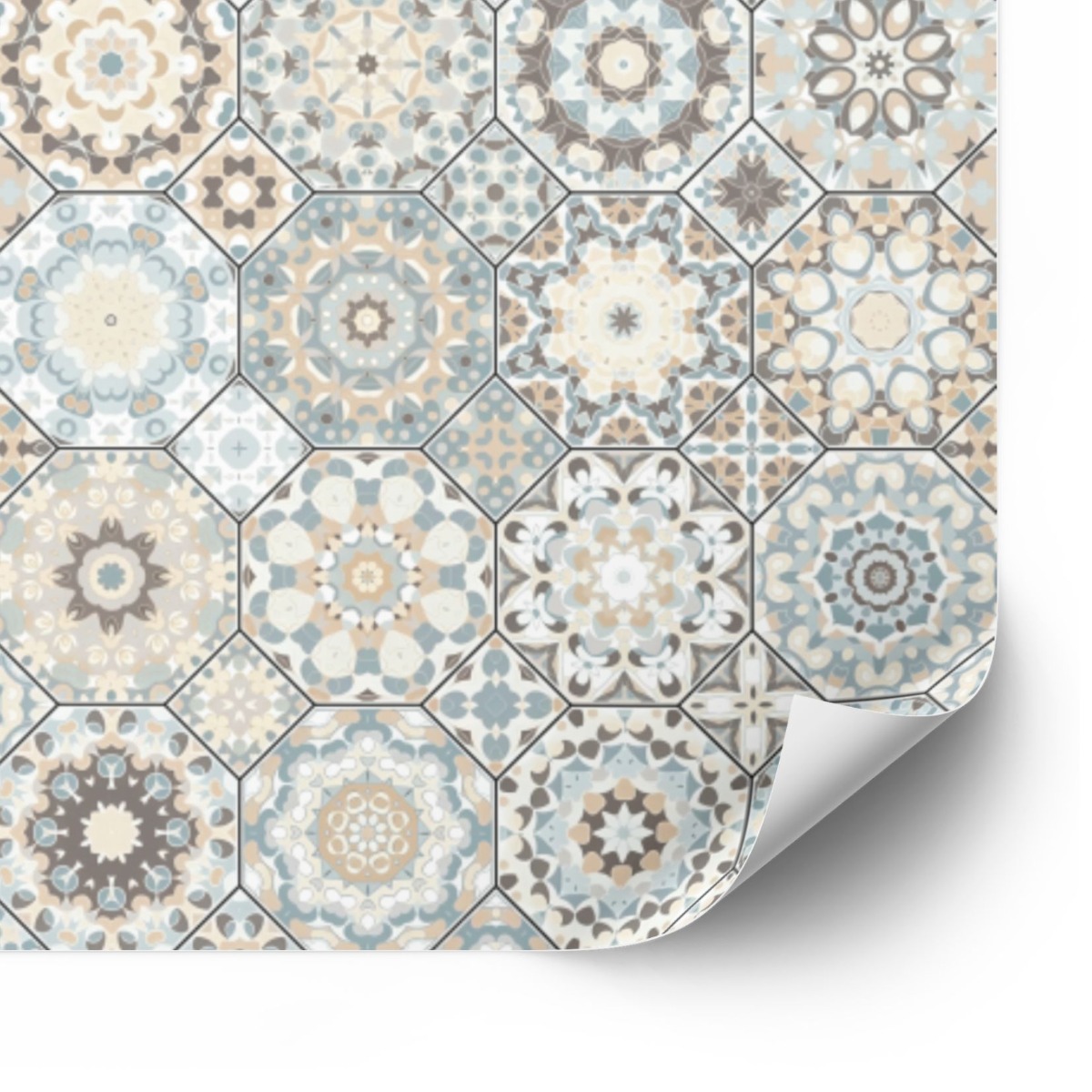 Tiles Sticker - Vintage Tile Decals / 02 / 24 pcs