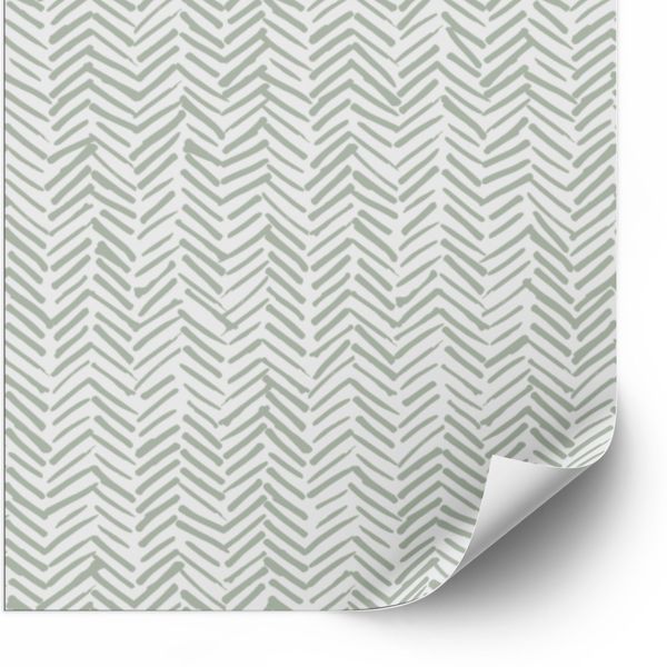 Tiles Sticker -  Herringbone Decals / Green / 24 pcs