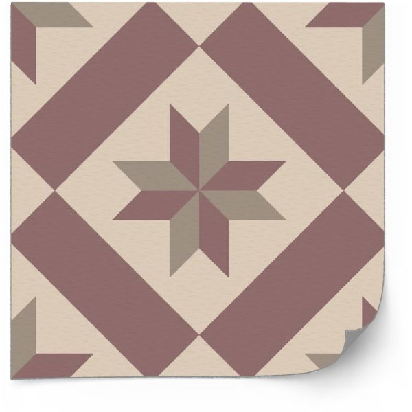 Tiles Sticker - Retro Tile Decals / 24 pcs