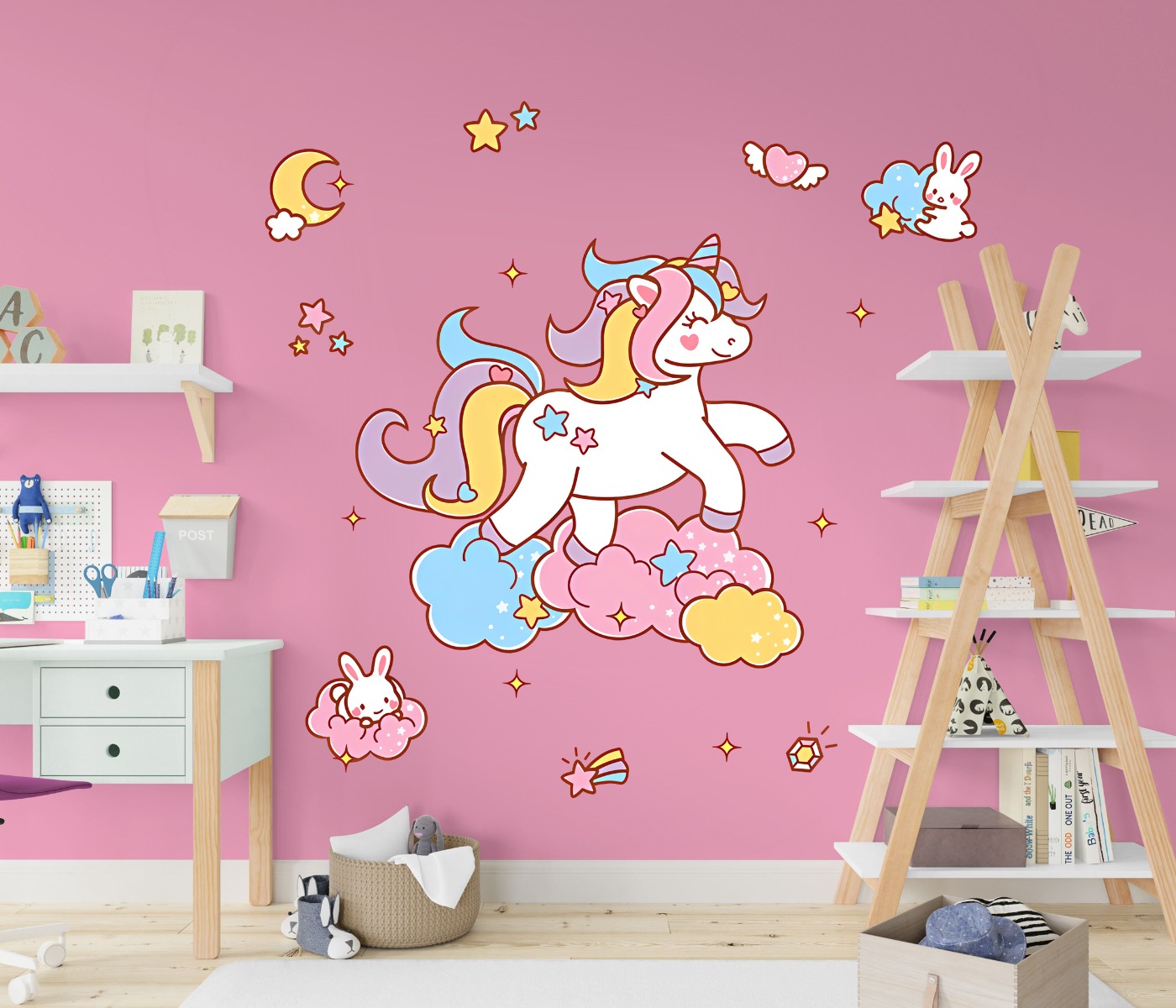 Wallsticker - Happy Unicorn