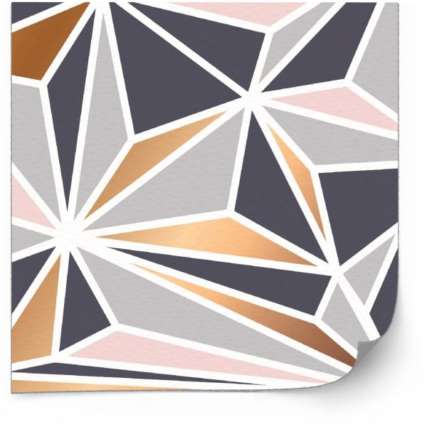 Tiles Sticker - Geometric Background with Colorful Triangles  / 24 pcs