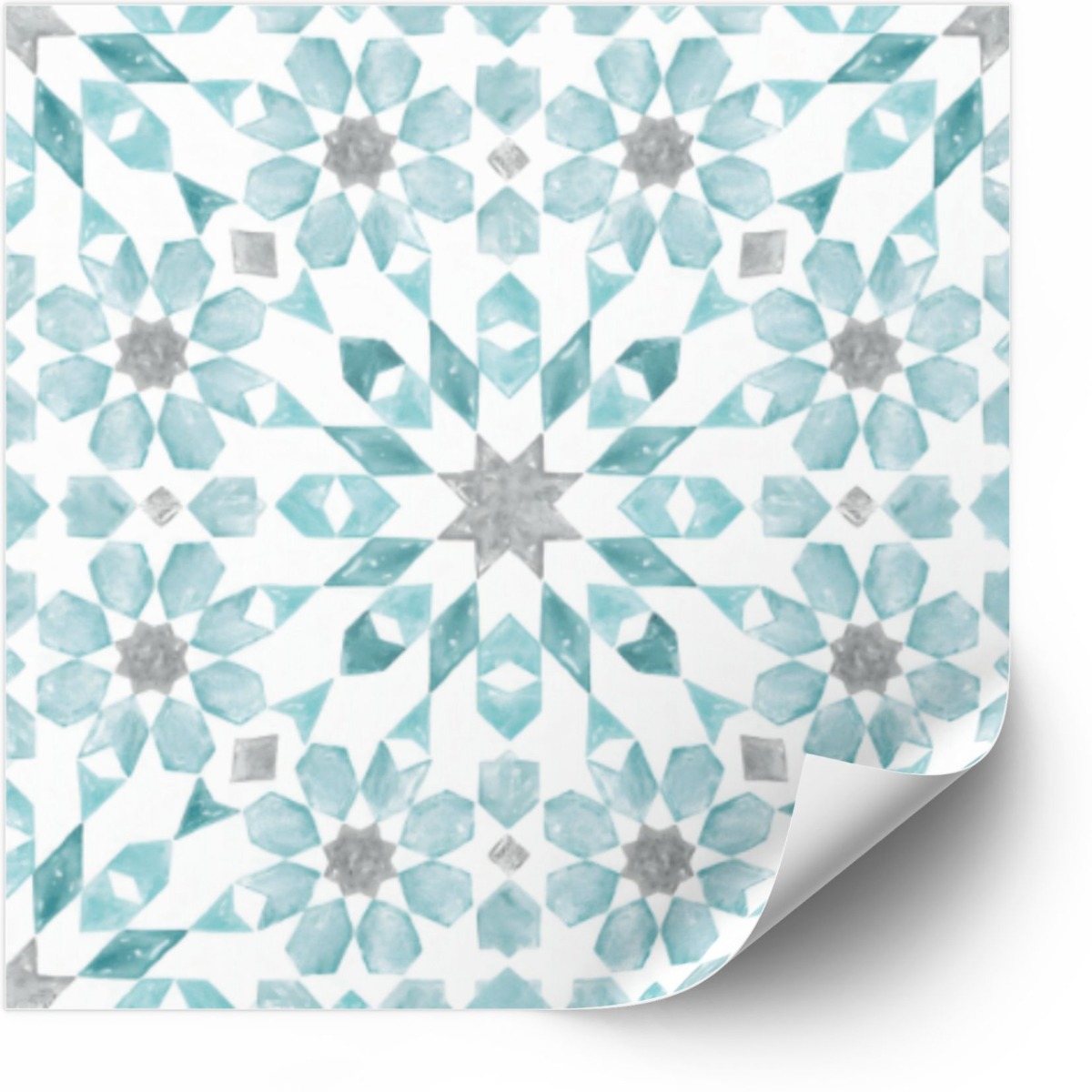 Tiles Sticker - Blue / 24 pcs