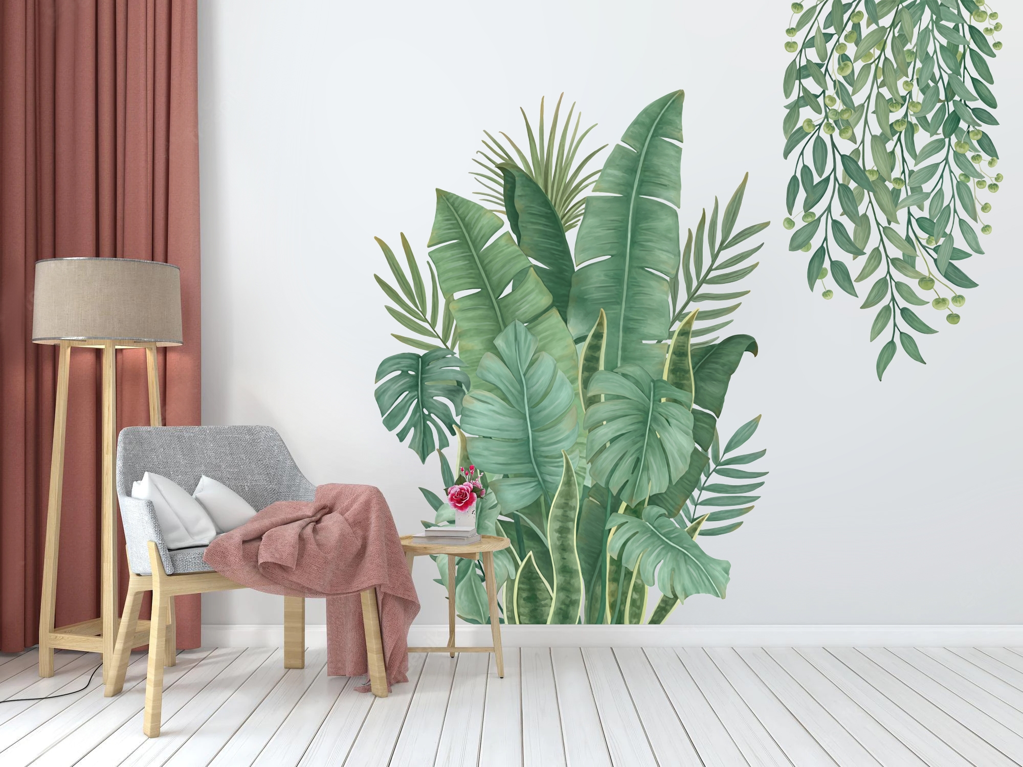 Wallsticker - Palm Tropical Leaves