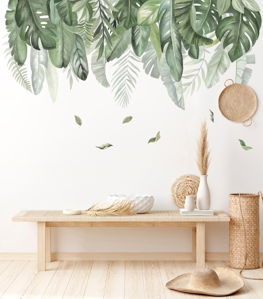 Wallsticker - Green Plant Leaves
