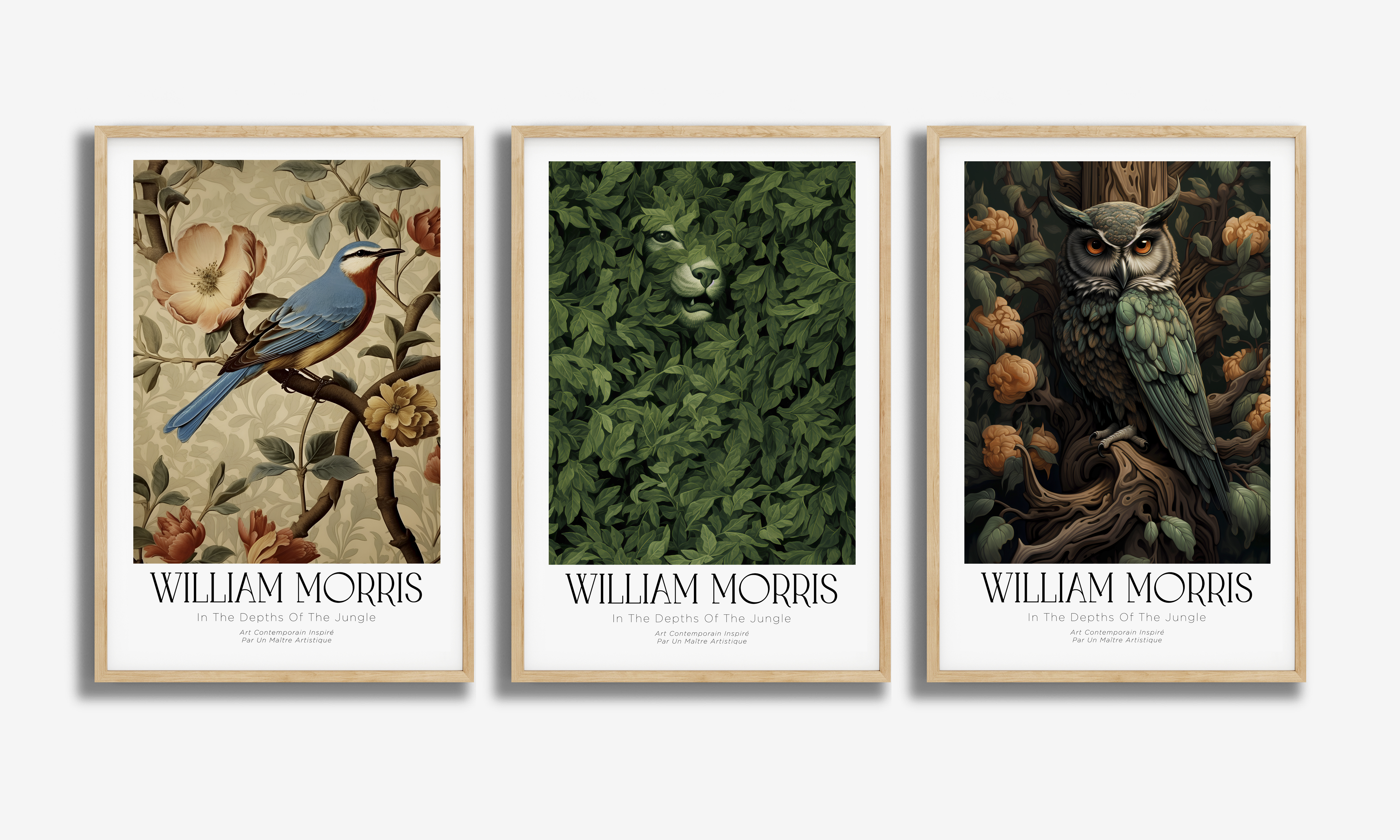 William Morris Poster Set - Set of 3