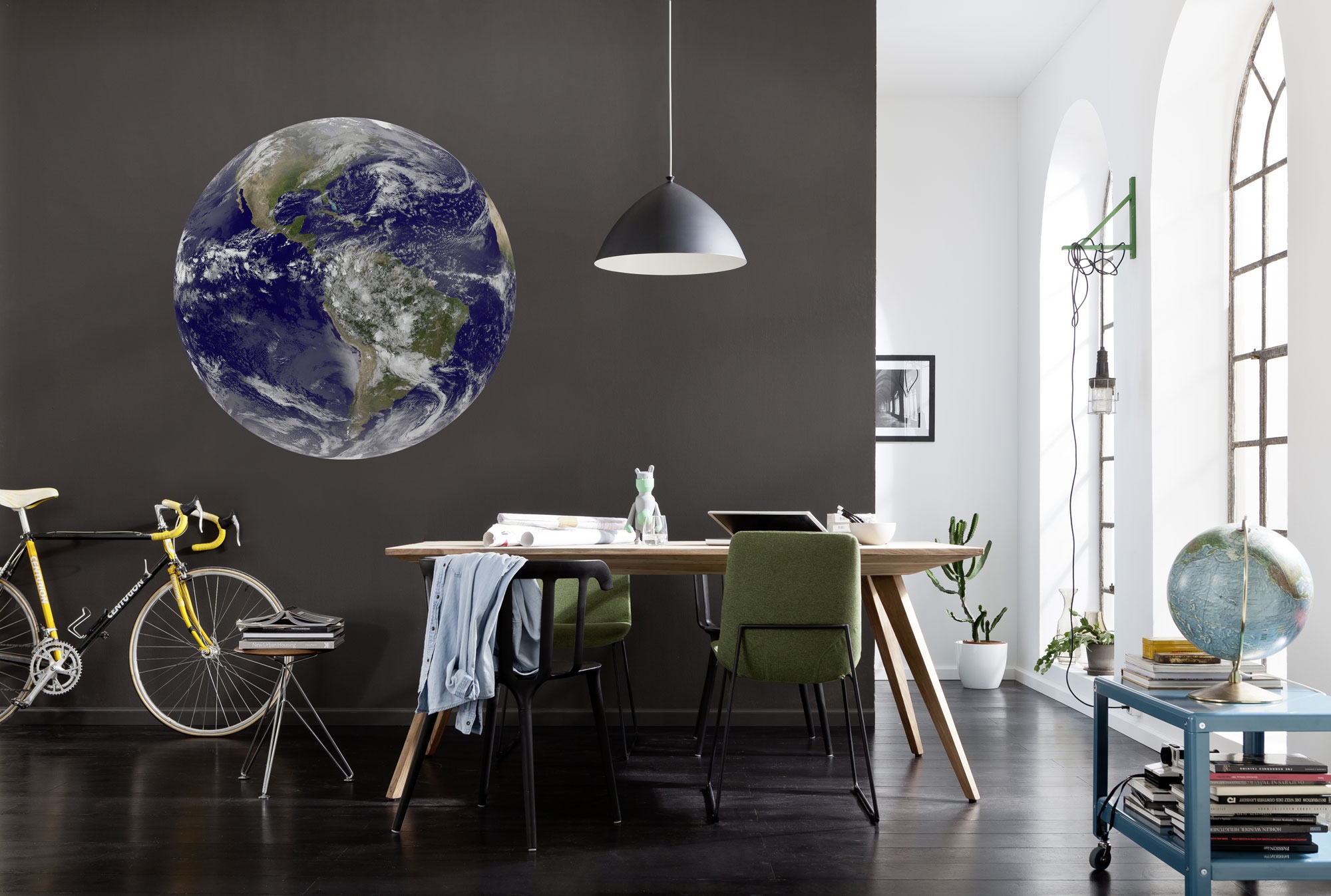 Wallsticker / Earth / Round