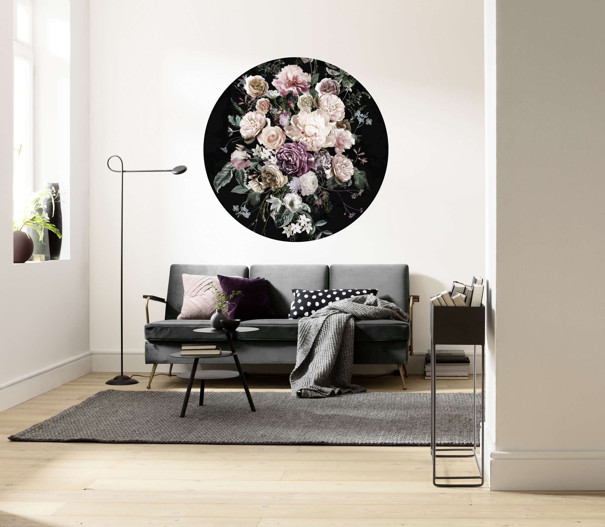 Wallsticker / Enchanted Flowers / Round