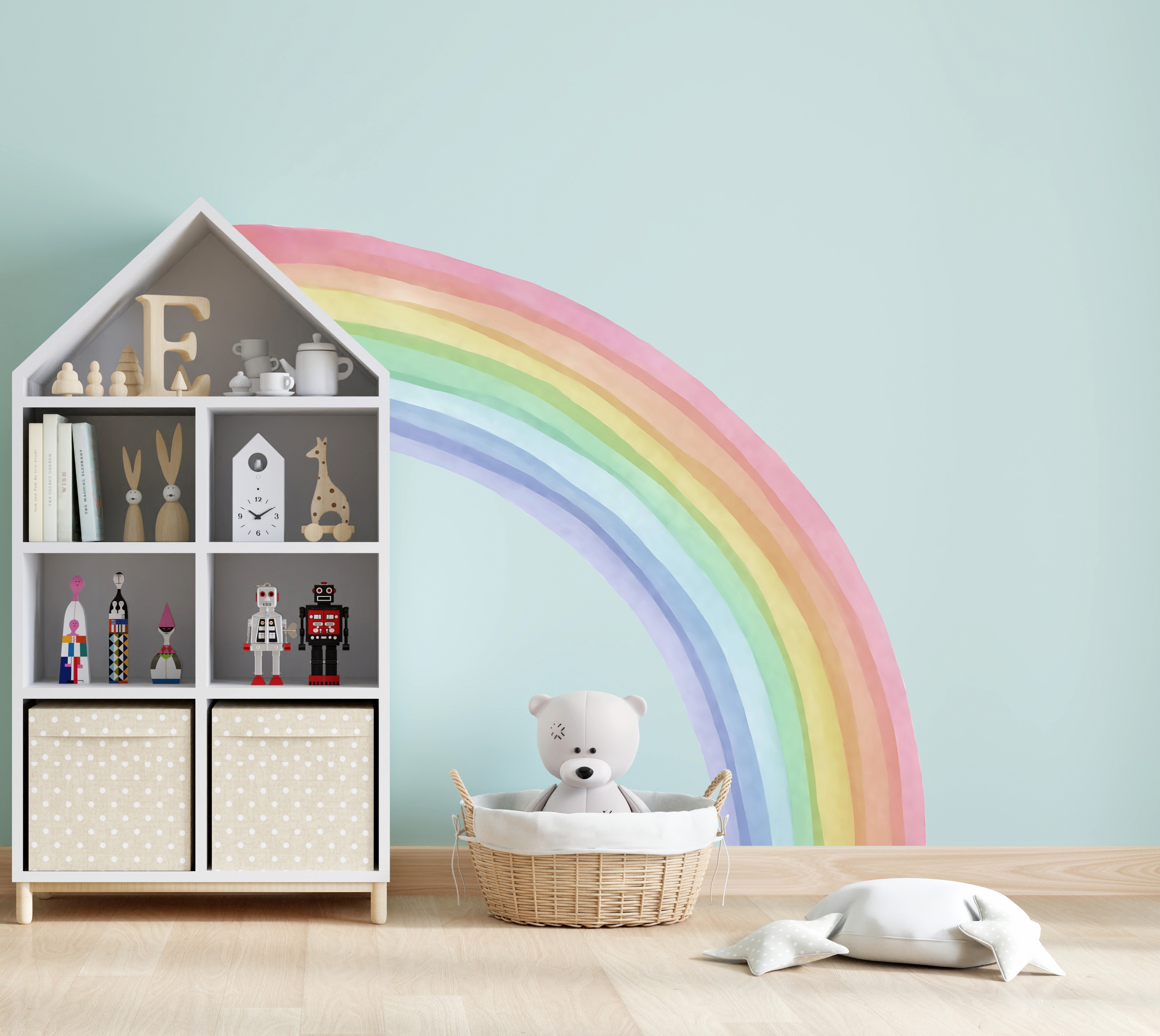 Wallsticker - Half Rainbow