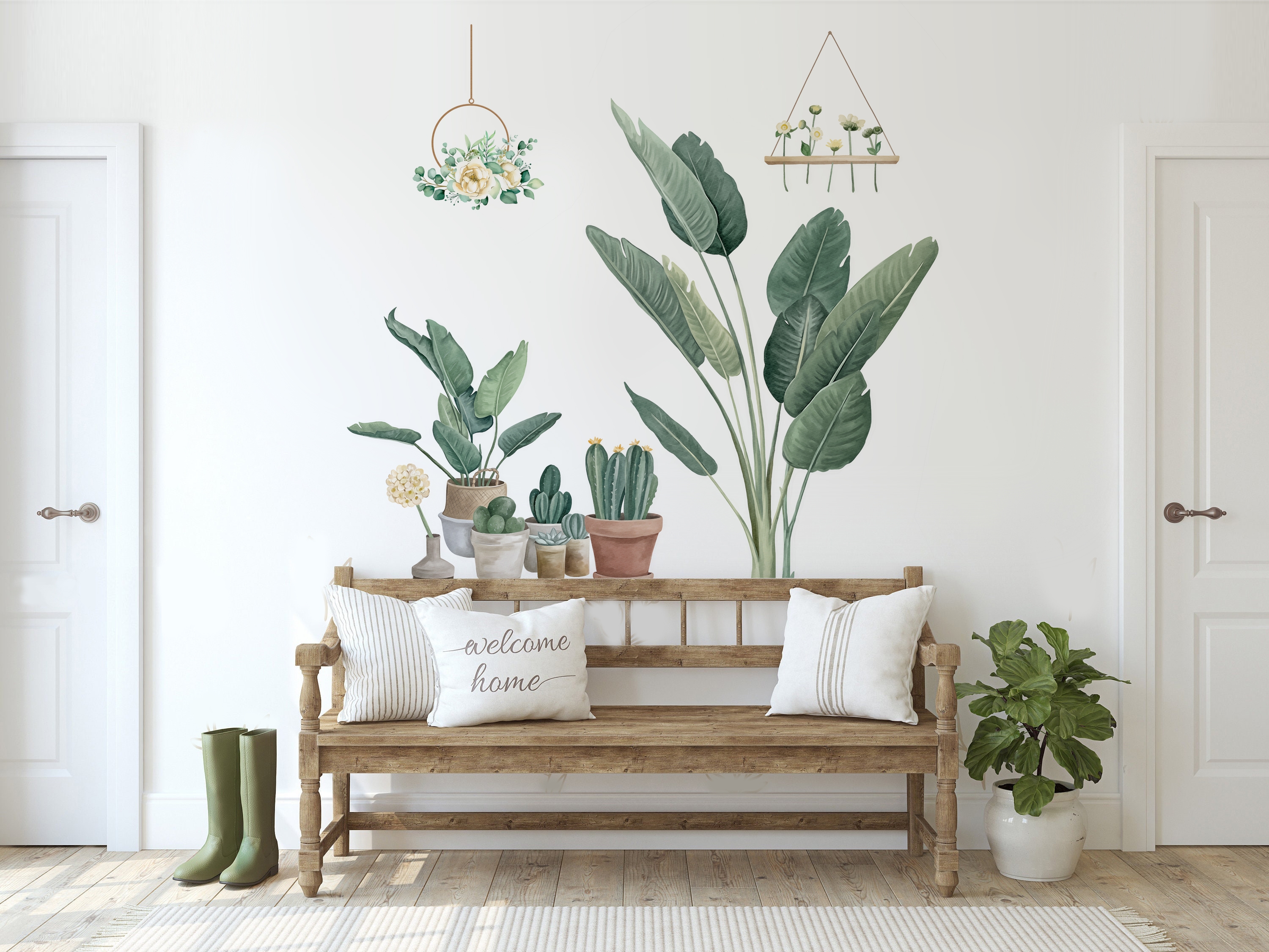 Wallsticker - Fresh and Green Plants