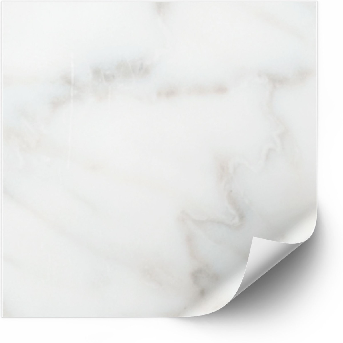Tiles Sticker - Marble Texture / White / 24 pcs