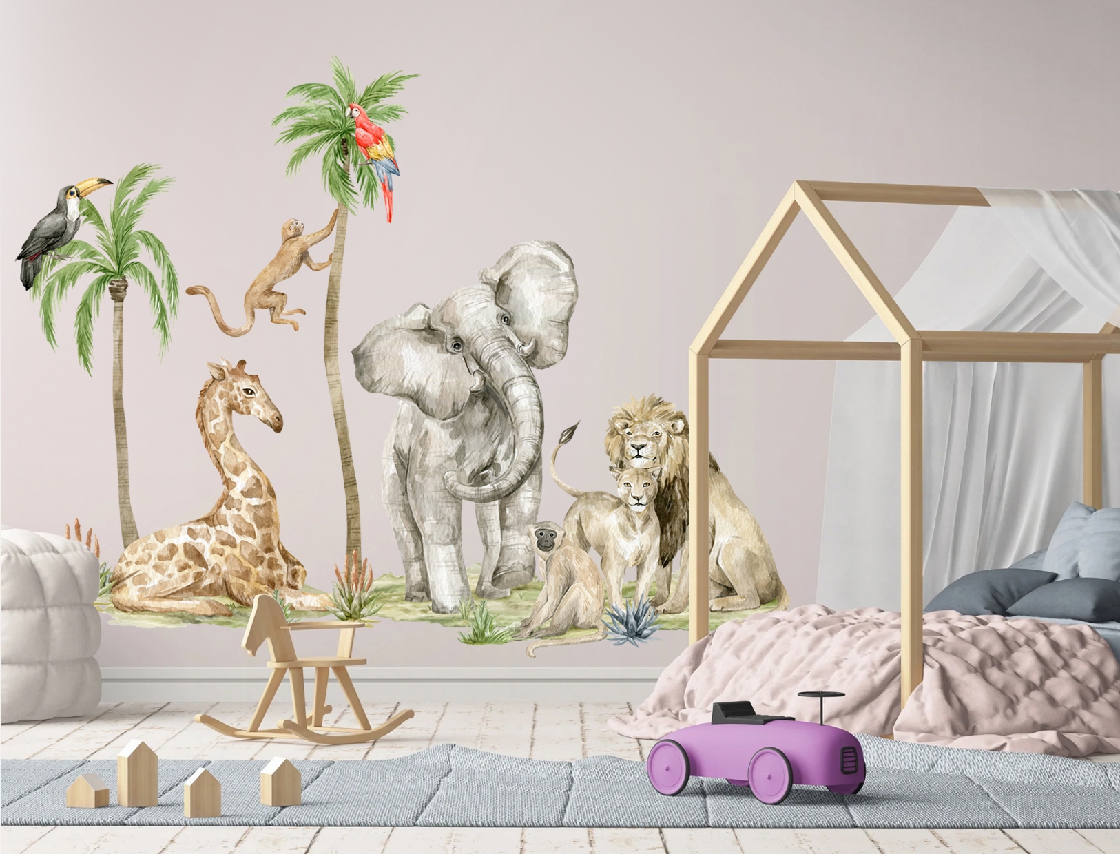 Wallsticker -  Tropical Animals / 02