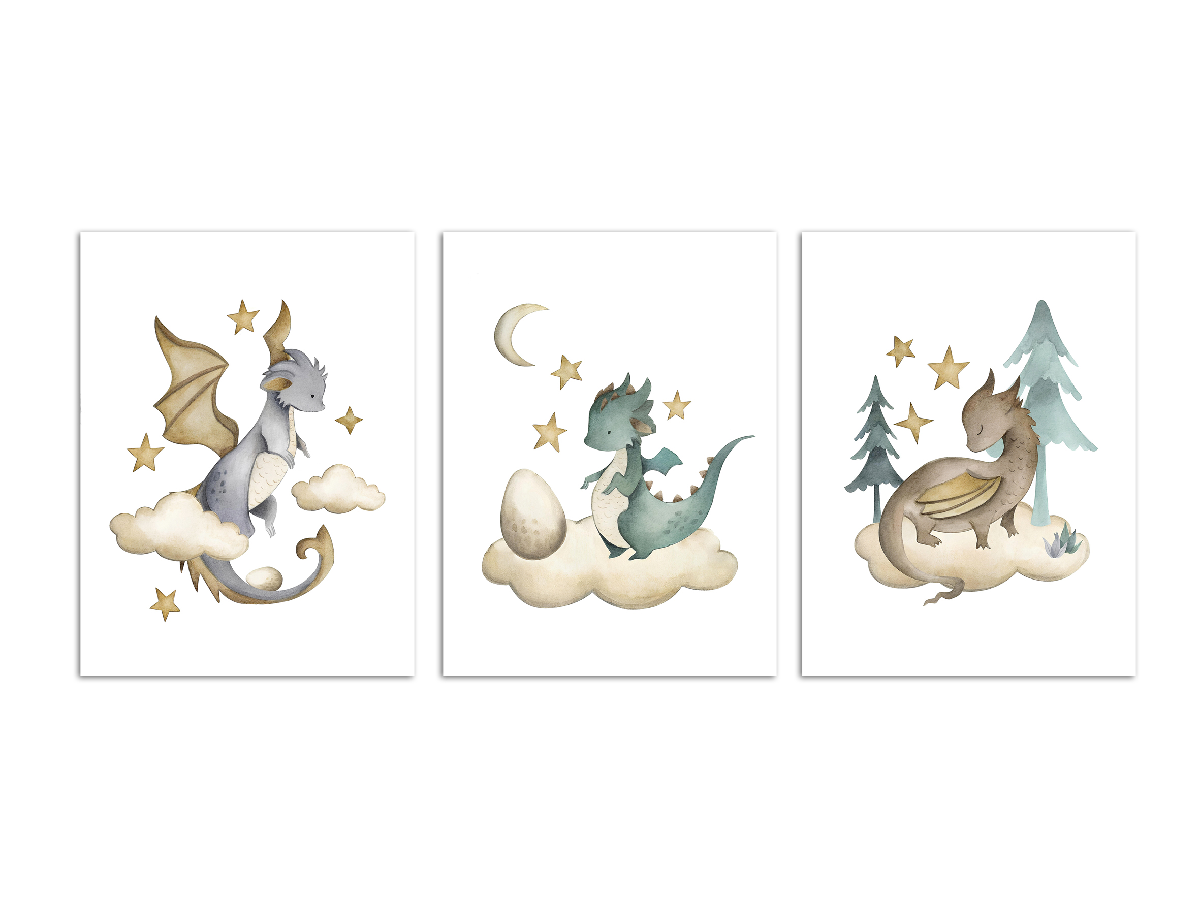 Posters - Dragon / Set of 3
