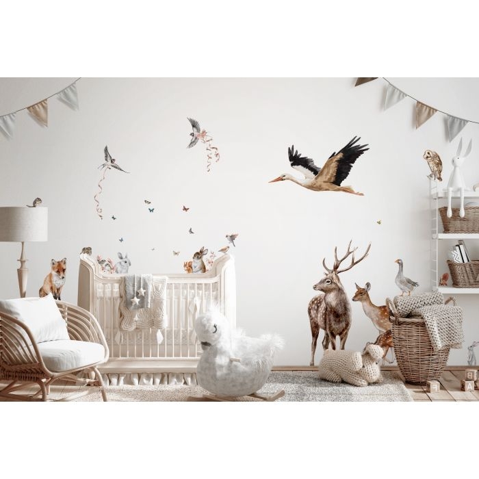 Wallsticker - Forest Animals