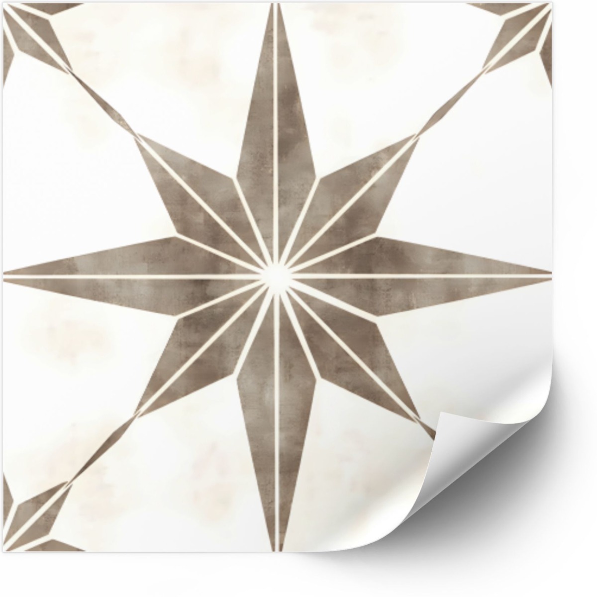 Tiles Sticker - Brown Astra  / 24 pcs