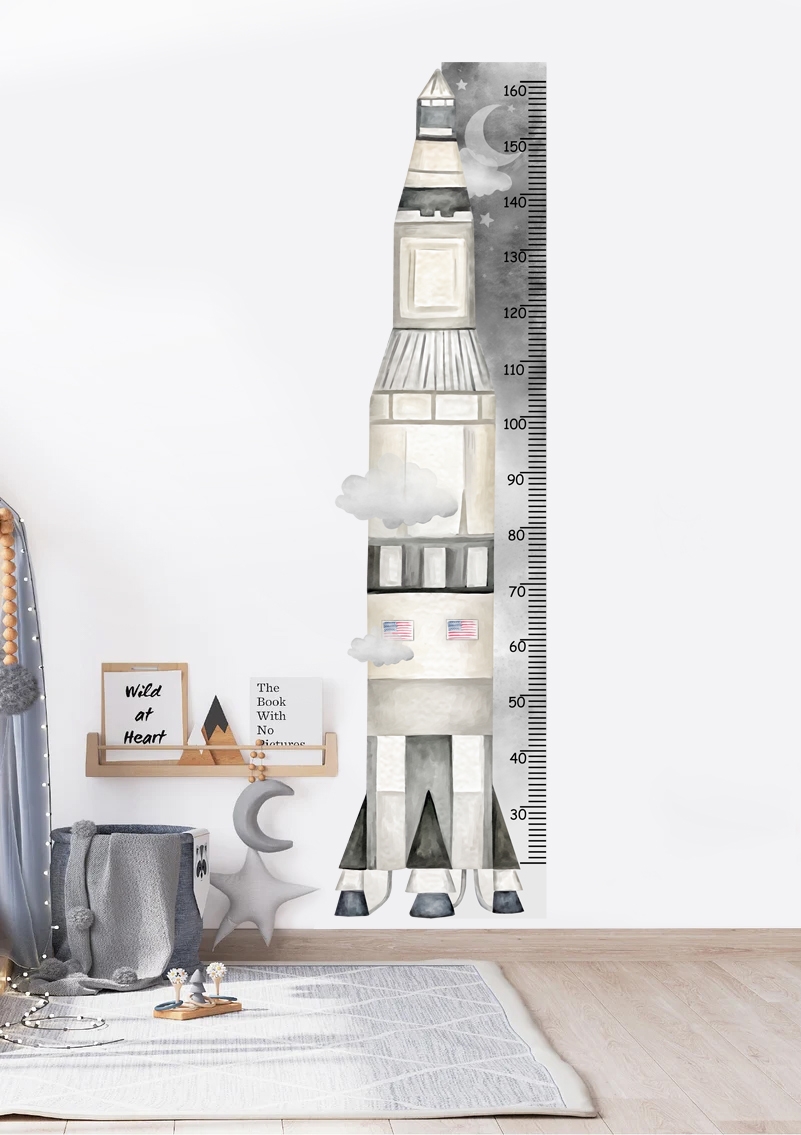Wallsticker - Height Measure / Joko Design Rocket