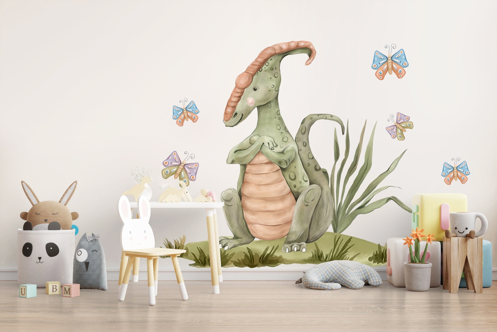 Wallsticker -  Parasaurolophus Dinosaur