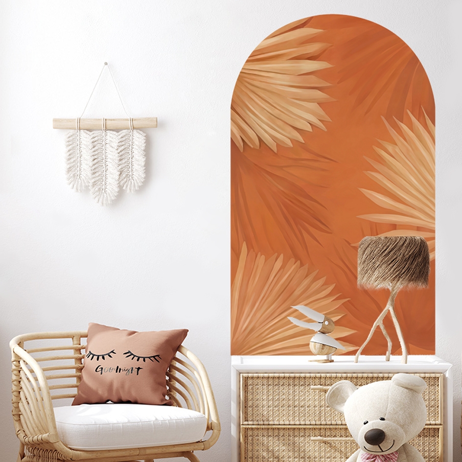 Wallsticker - Boho Floral Arch Decal