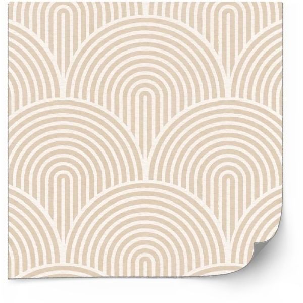 Tiles Sticker - Boho Lines Beige / 24 pcs
