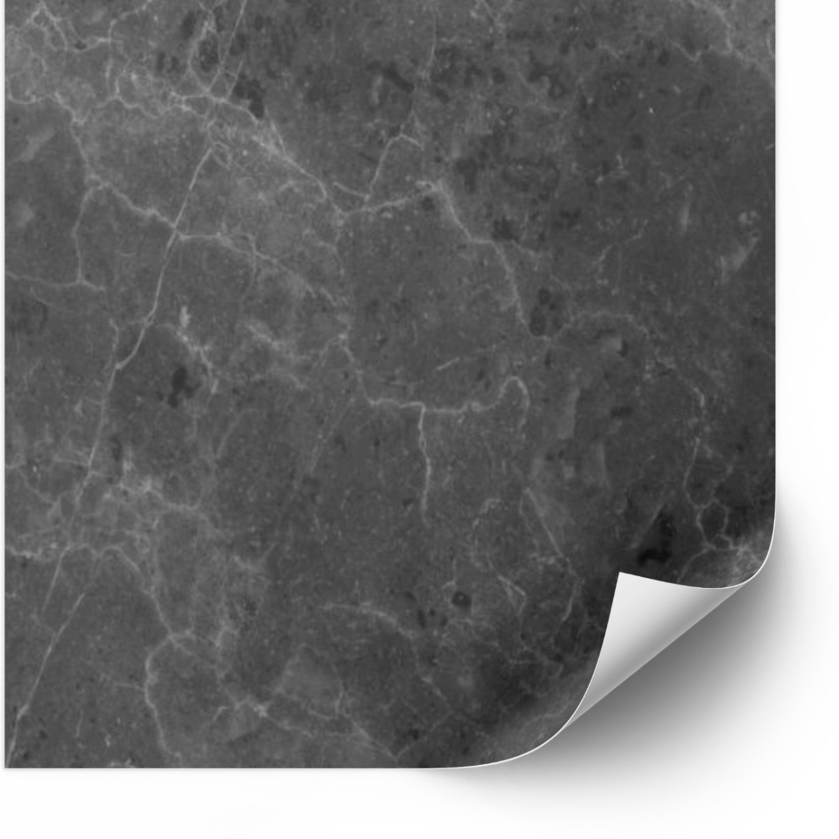 Tiles Sticker -  Black Stone Texture Tile  / 24 pcs