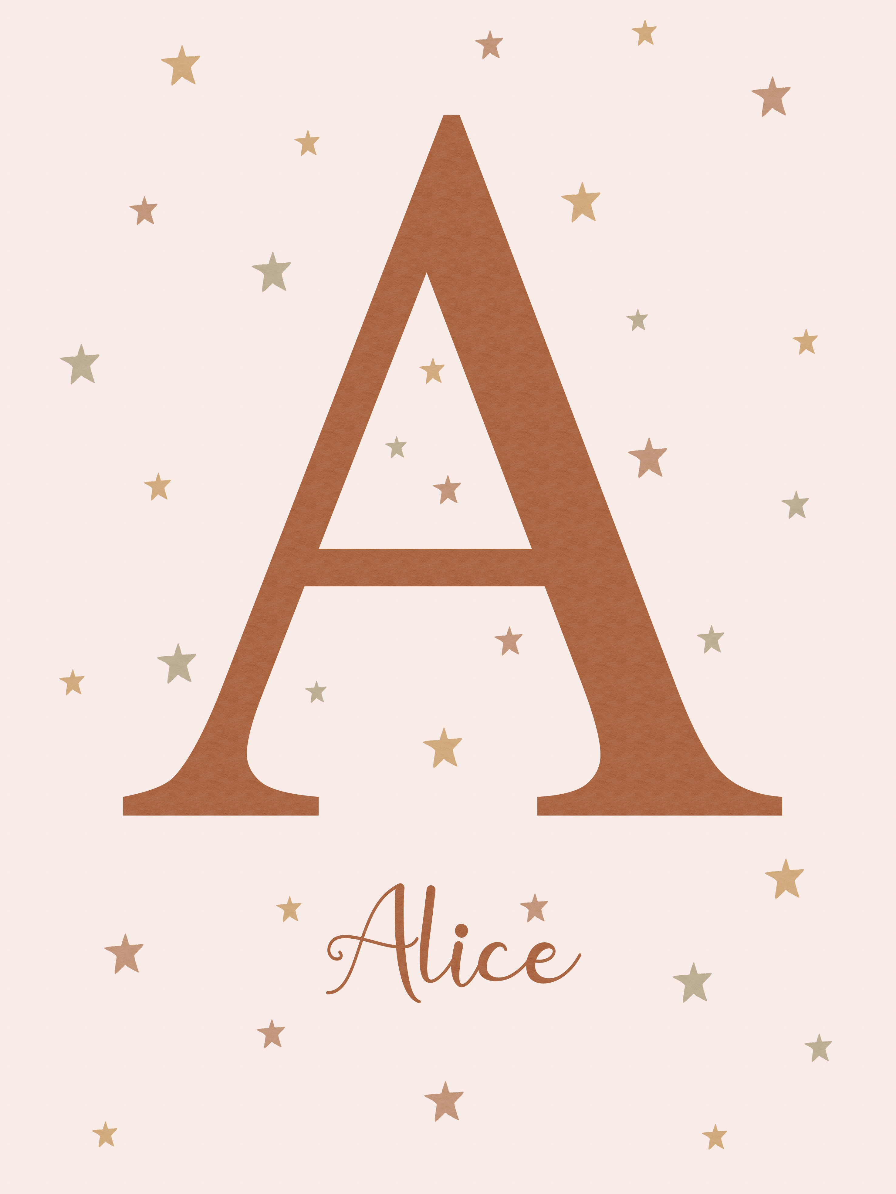 Poster - Abstract Art  / Custom Text