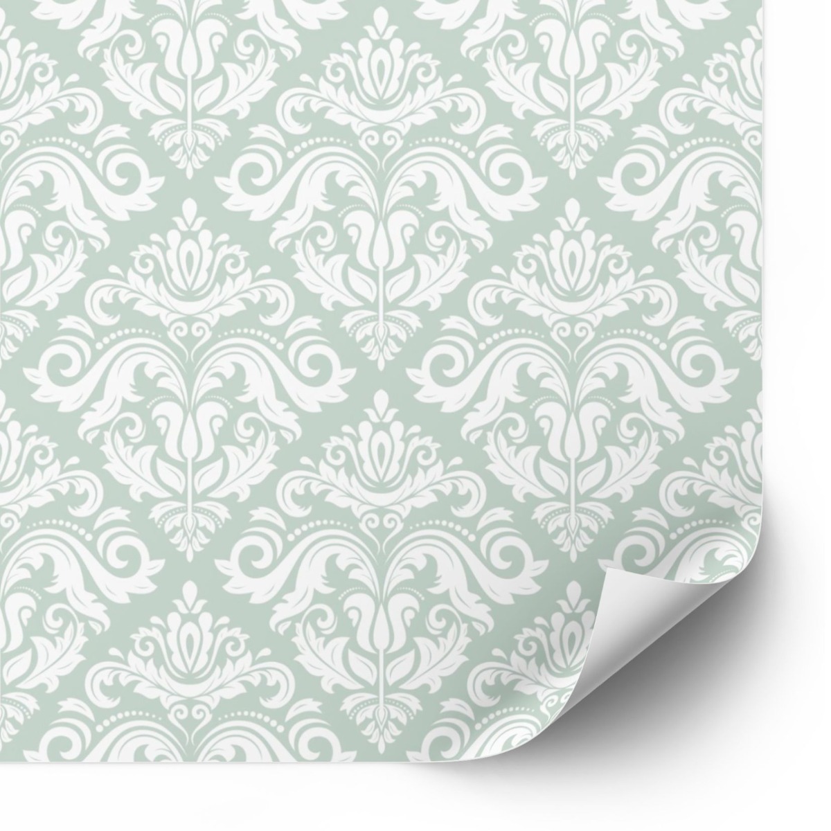 Tiles Sticker -  Green Pattern Peel and Stick Tile / 24 pcs