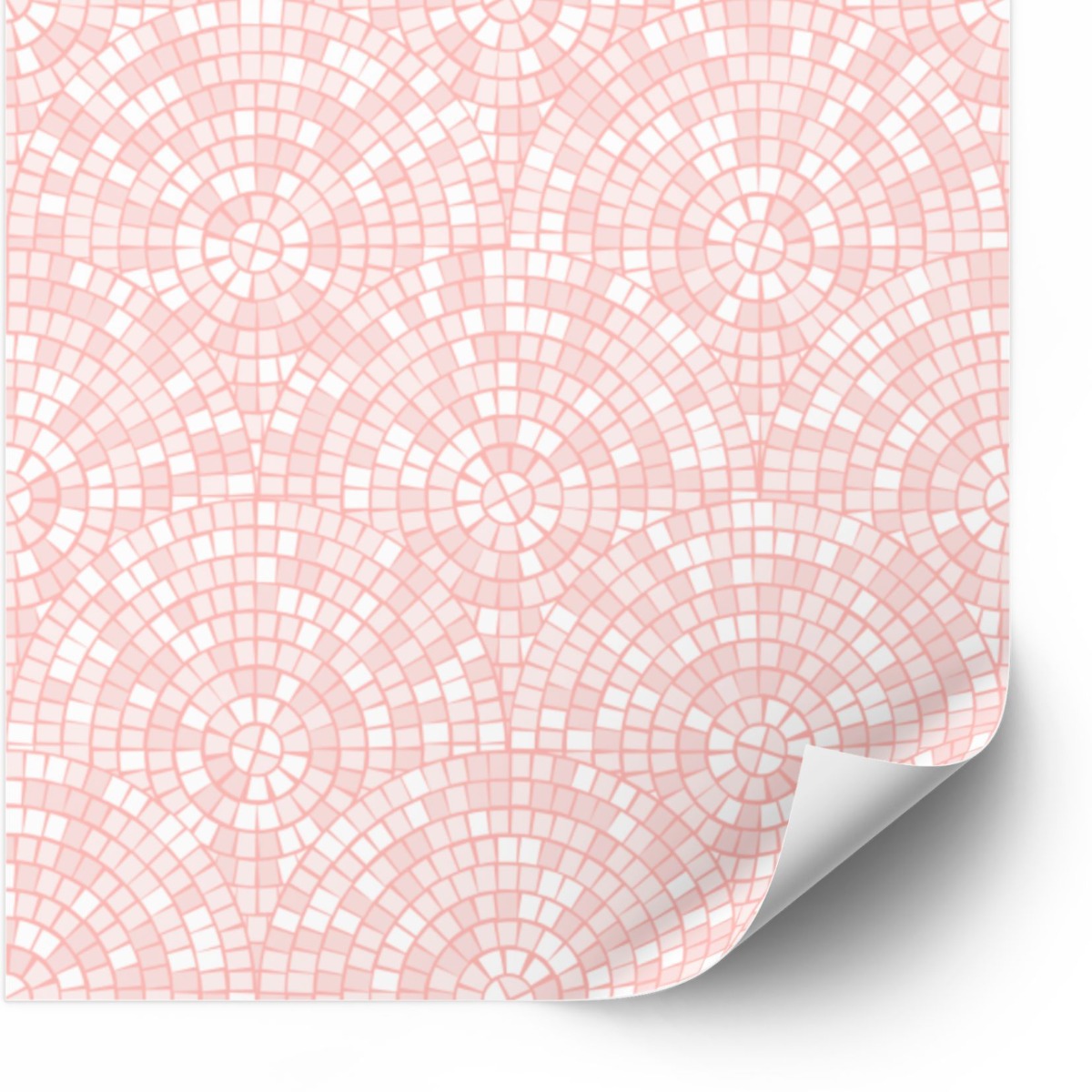 Tiles Sticker -  Pale Pink  / Peel and Stick Tile / 24 pcs