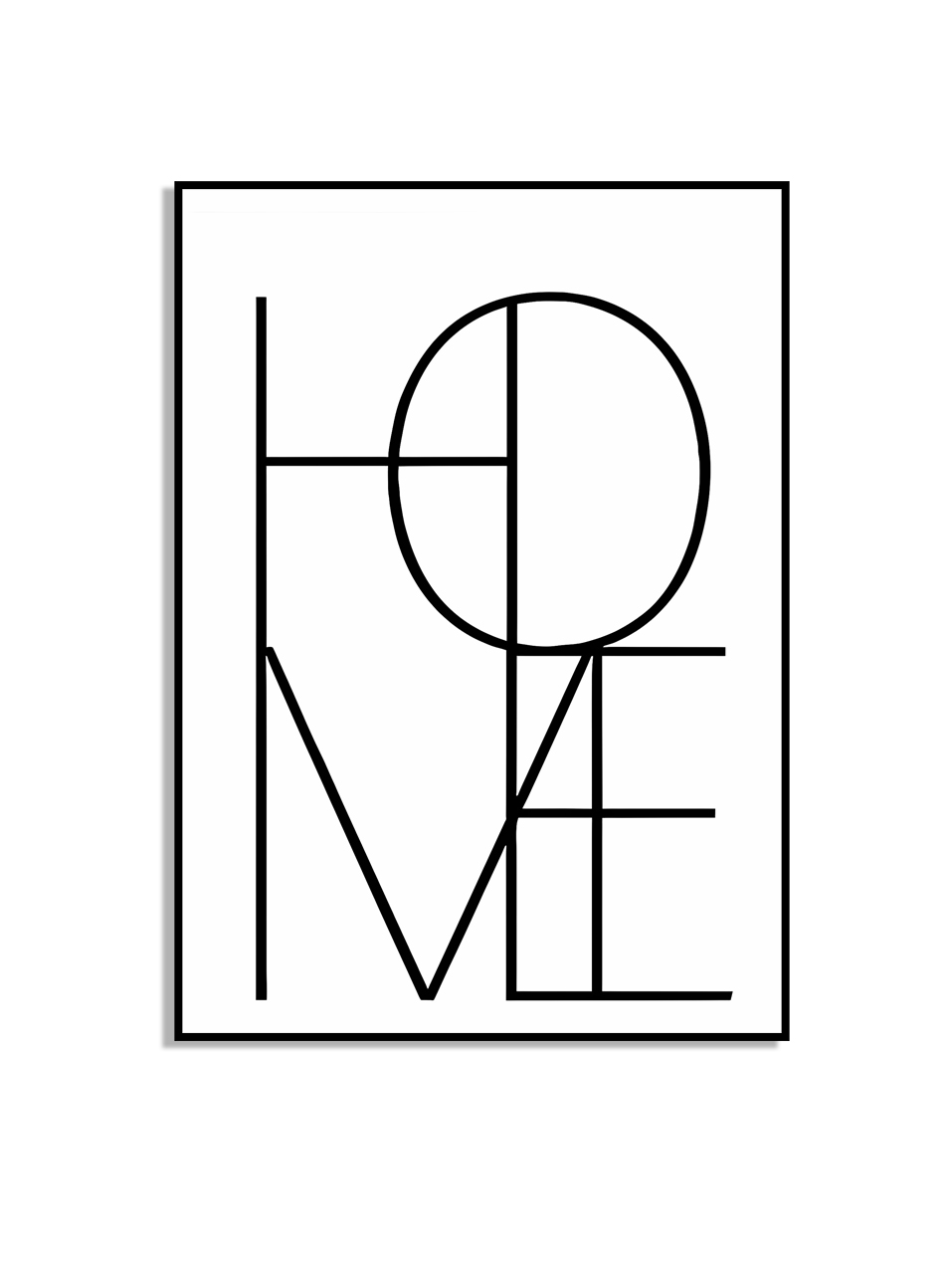 Poster - Abstract Boho Wall Art /  Home