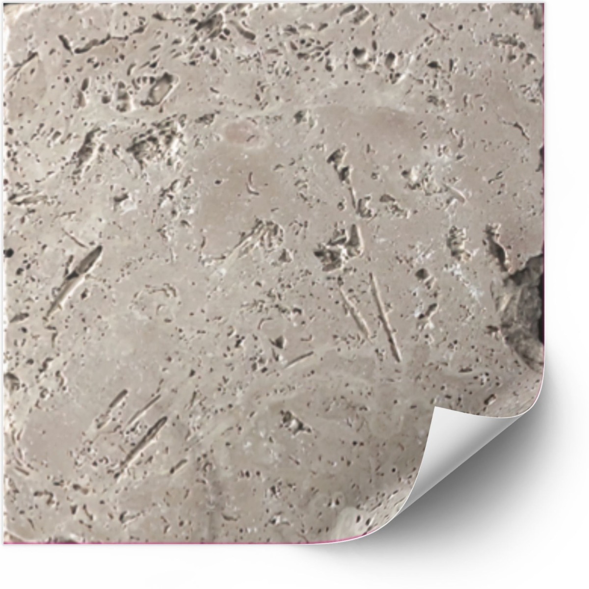 Tiles Sticker -  Pale  Brown and White / Peel and Stick Tile / 24 pcs