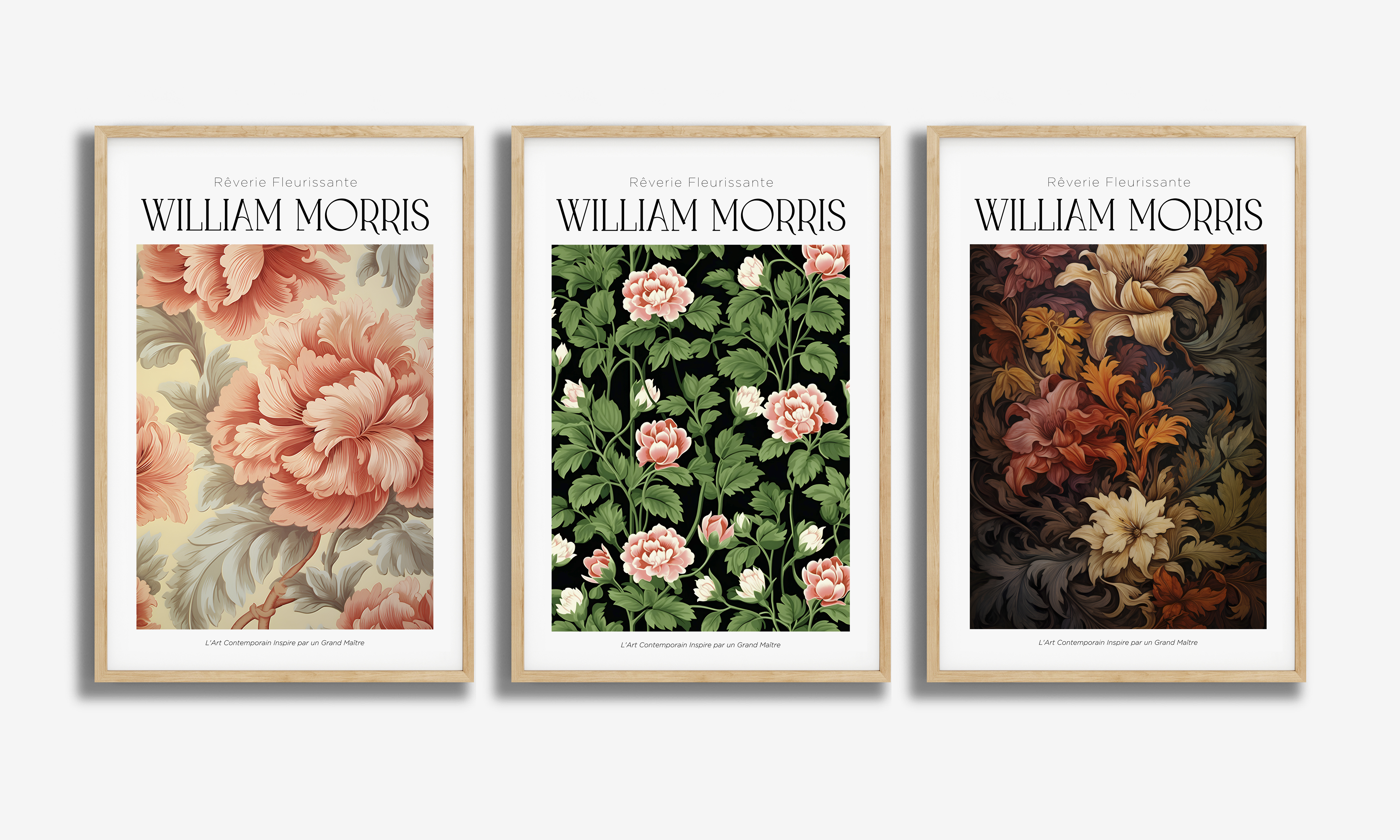 William Morris Poster Set - Set of 3