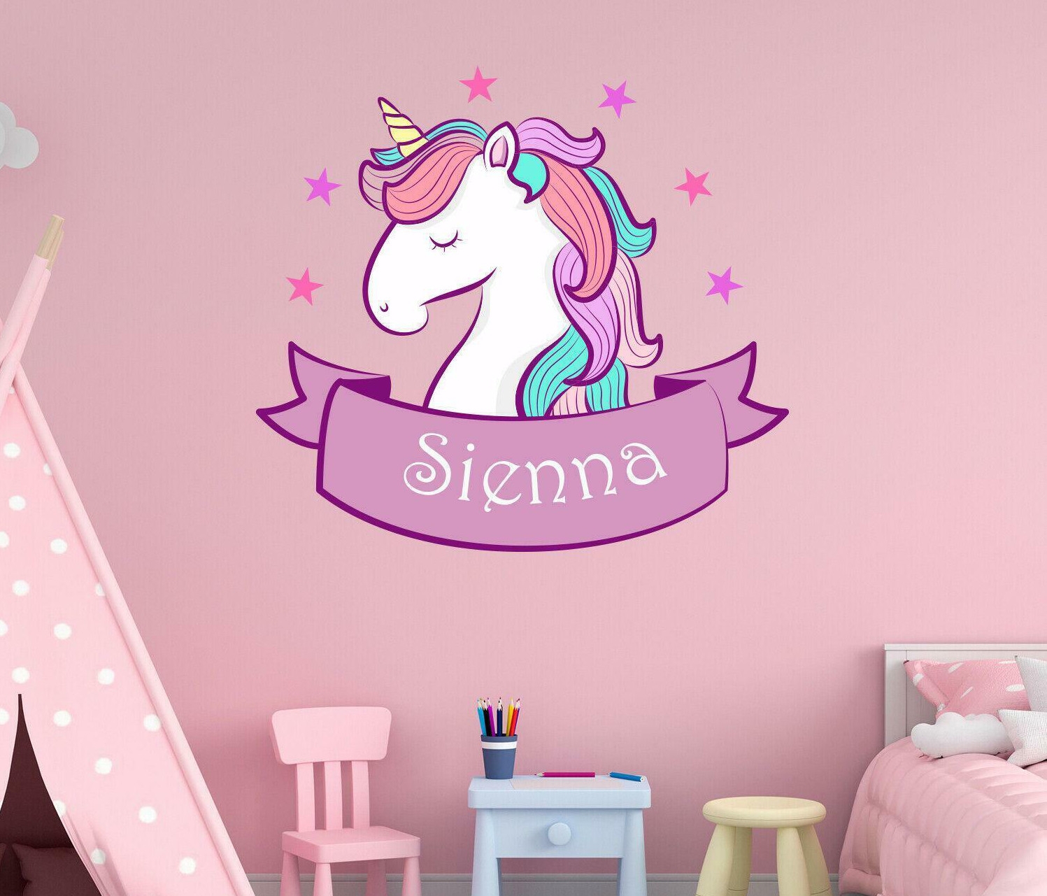 Wallsticker - Unicorn / Personalised