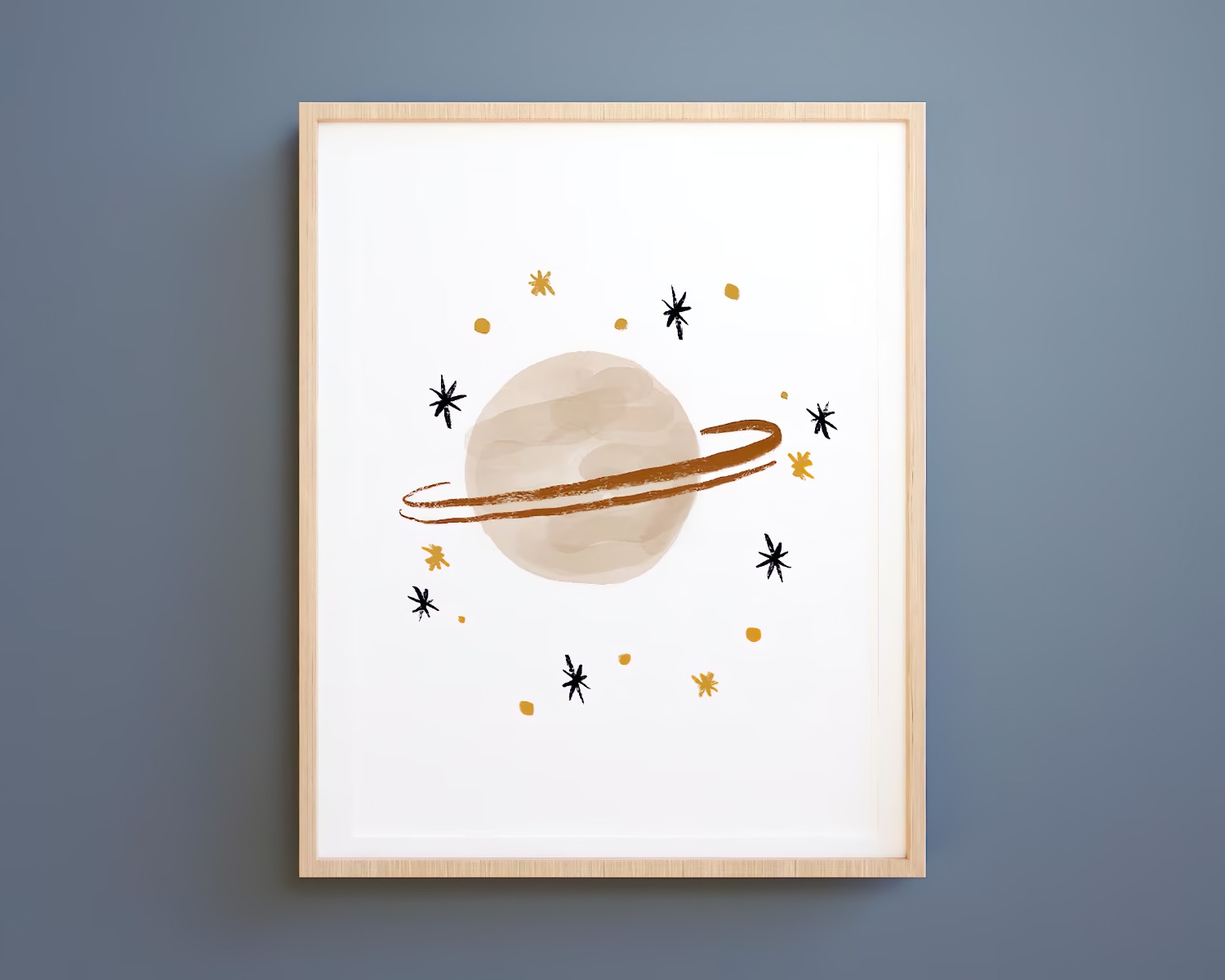 Posters – Boho Nursery / Planet
