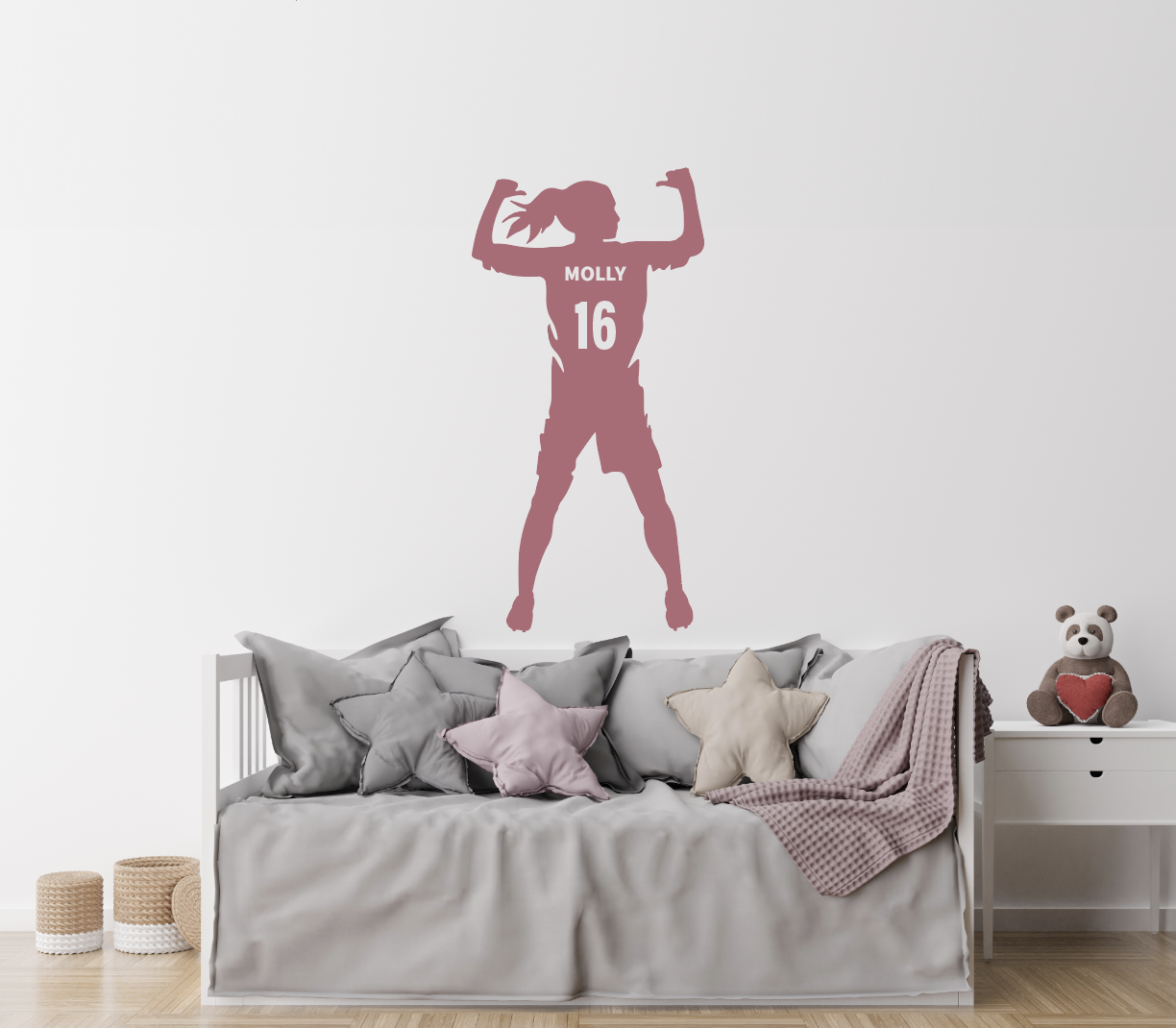 Wallsticker – Footballer / Personalised / 02