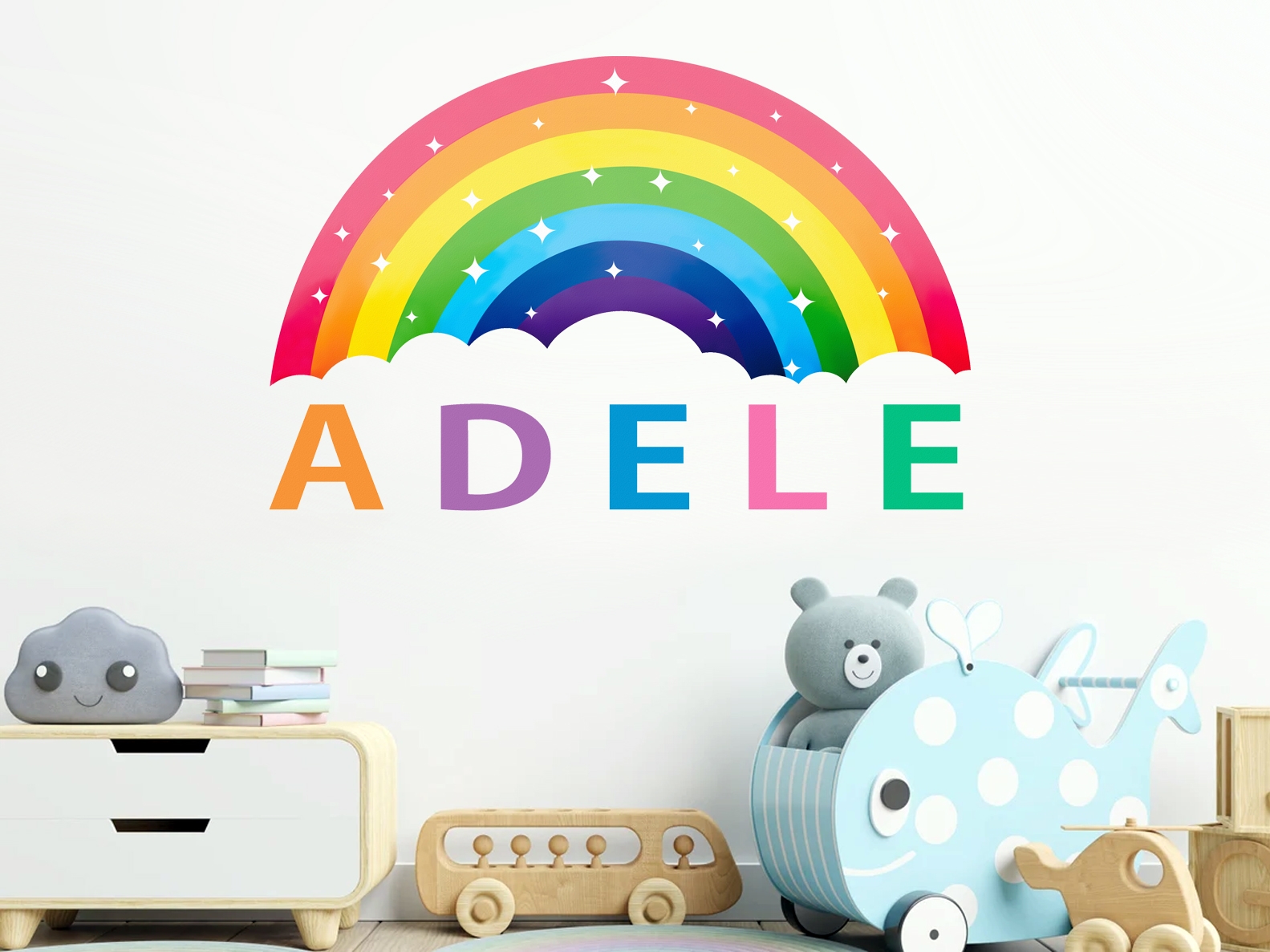 Wallsticker - Rainbow / Personalised