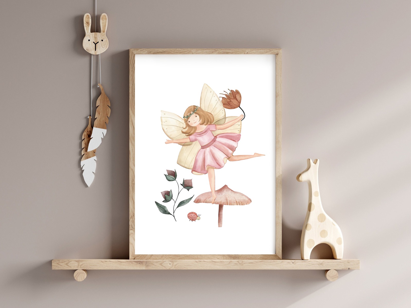 Poster – Fairy in Mushroom