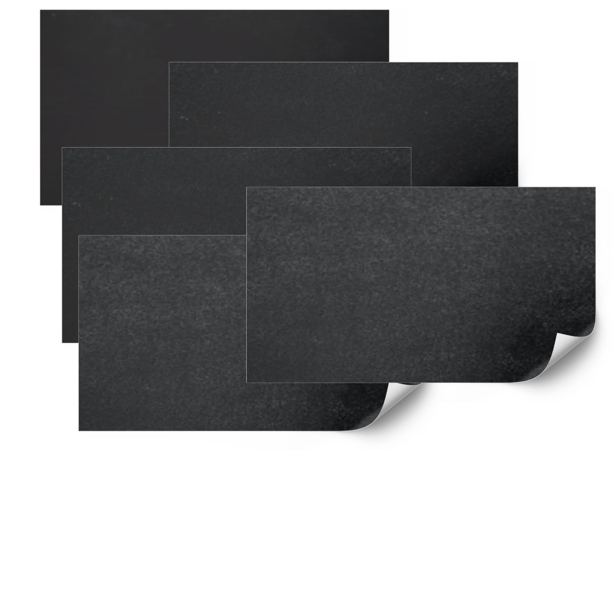 Tiles Sticker - Mosaic Pattern / Black and Grey   / Rectangular / 24 pcs