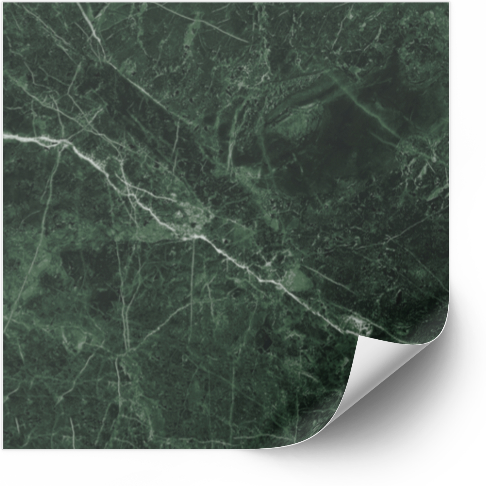 Tiles Sticker - Light and Dark Green / Rectangular / 24 pcs
