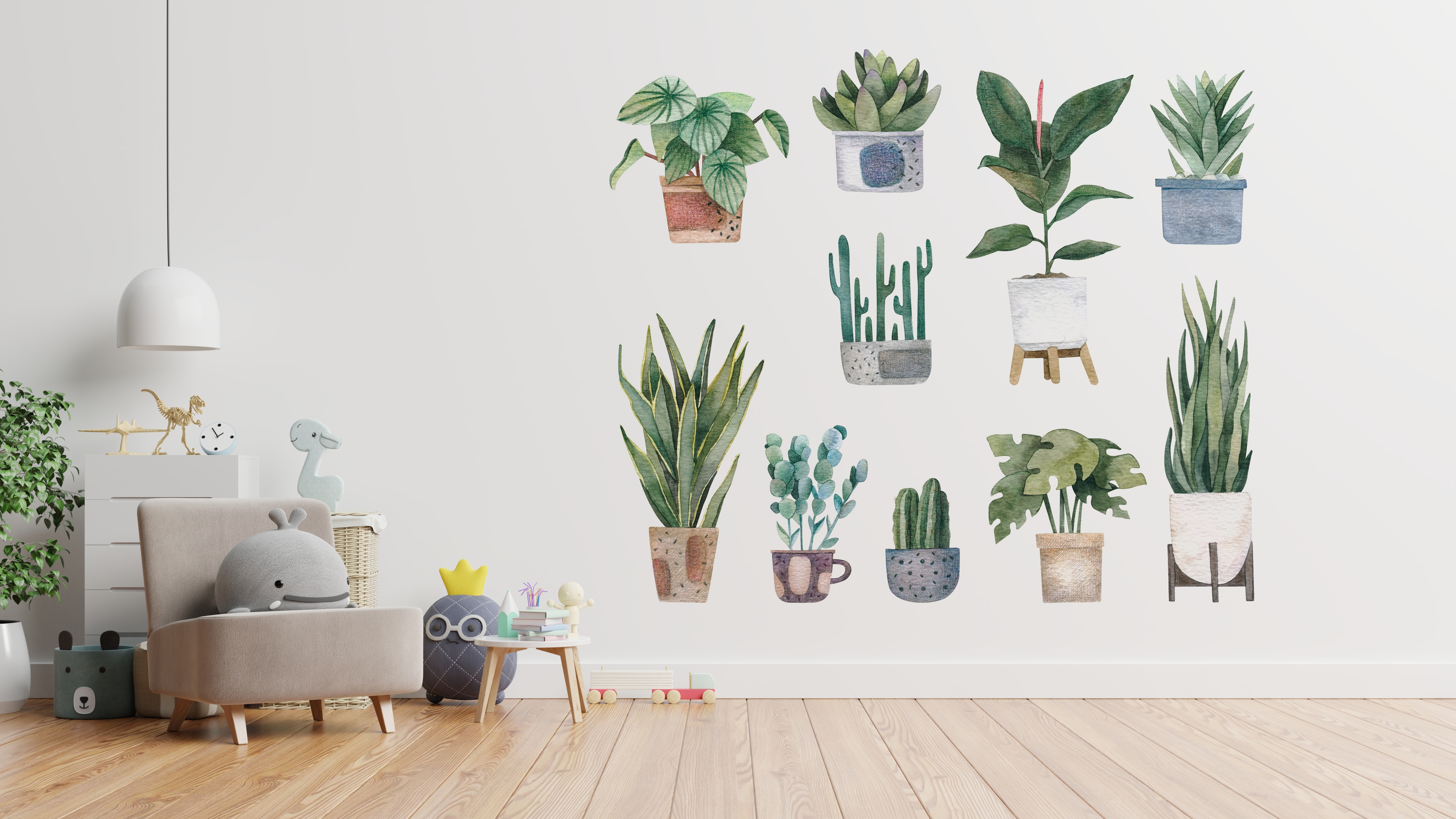 Wallsticker - Pot Plants