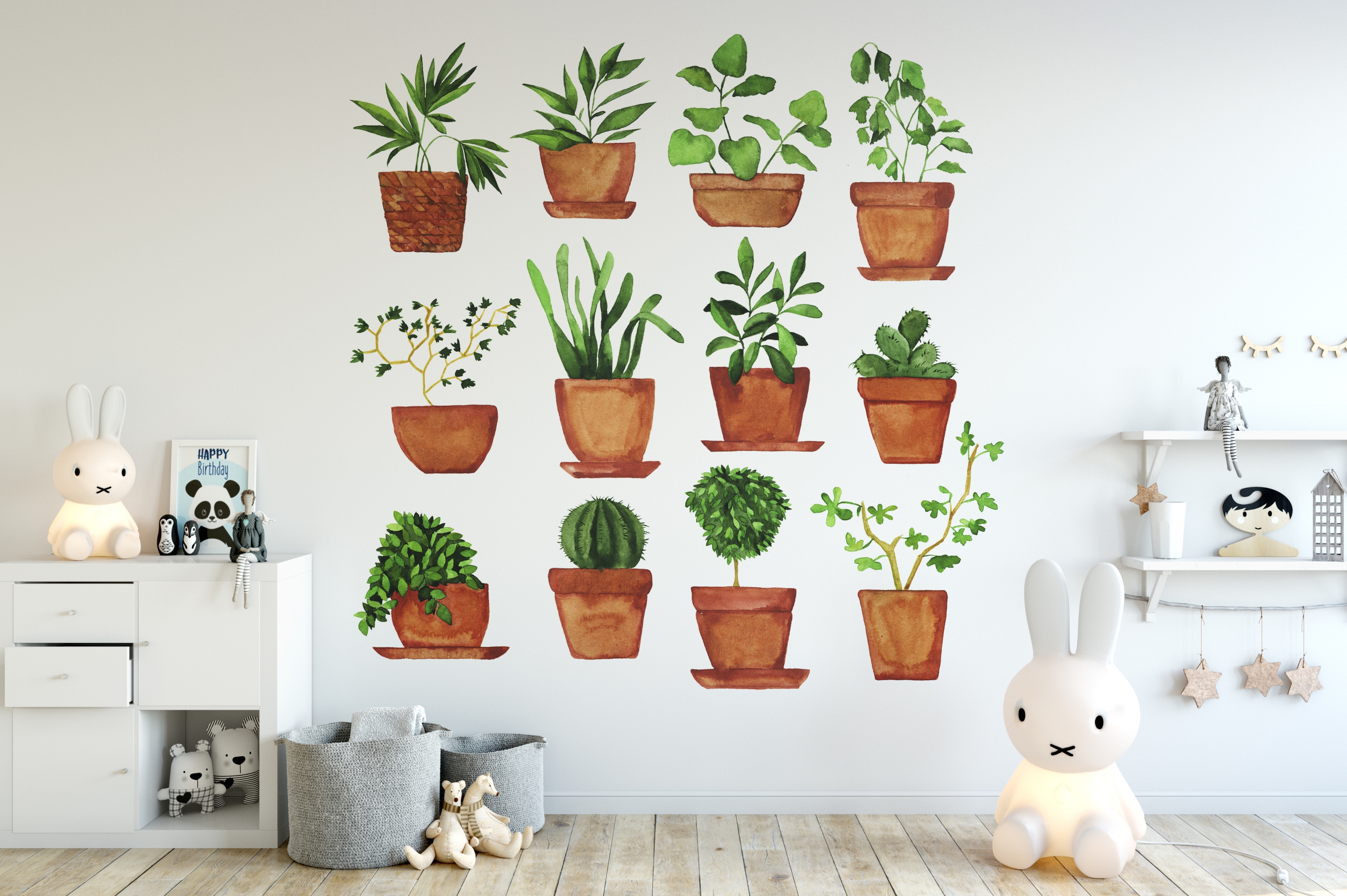Wallsticker - Pot Plants / 02