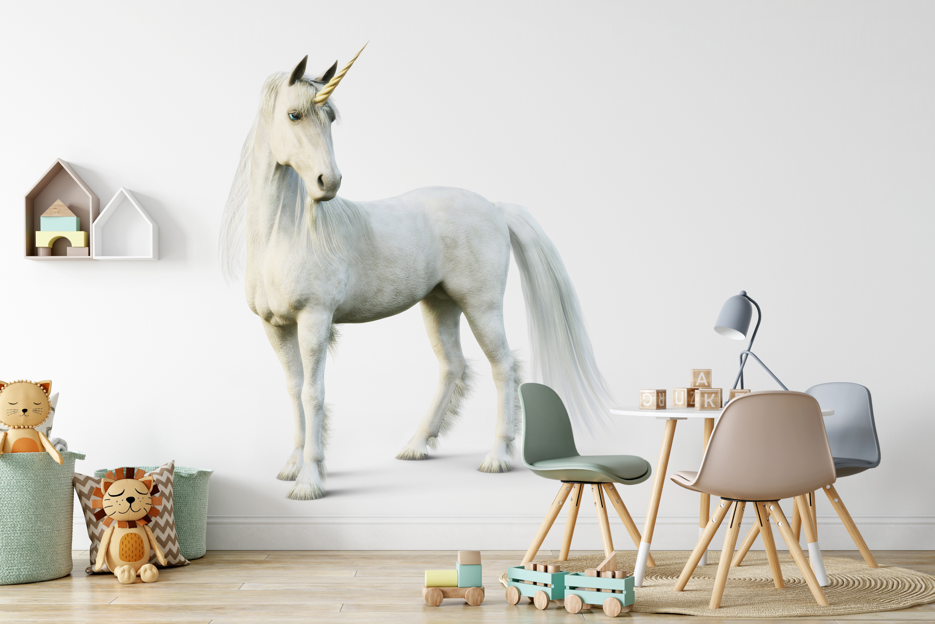 Wallsticker - Standing Unicorn