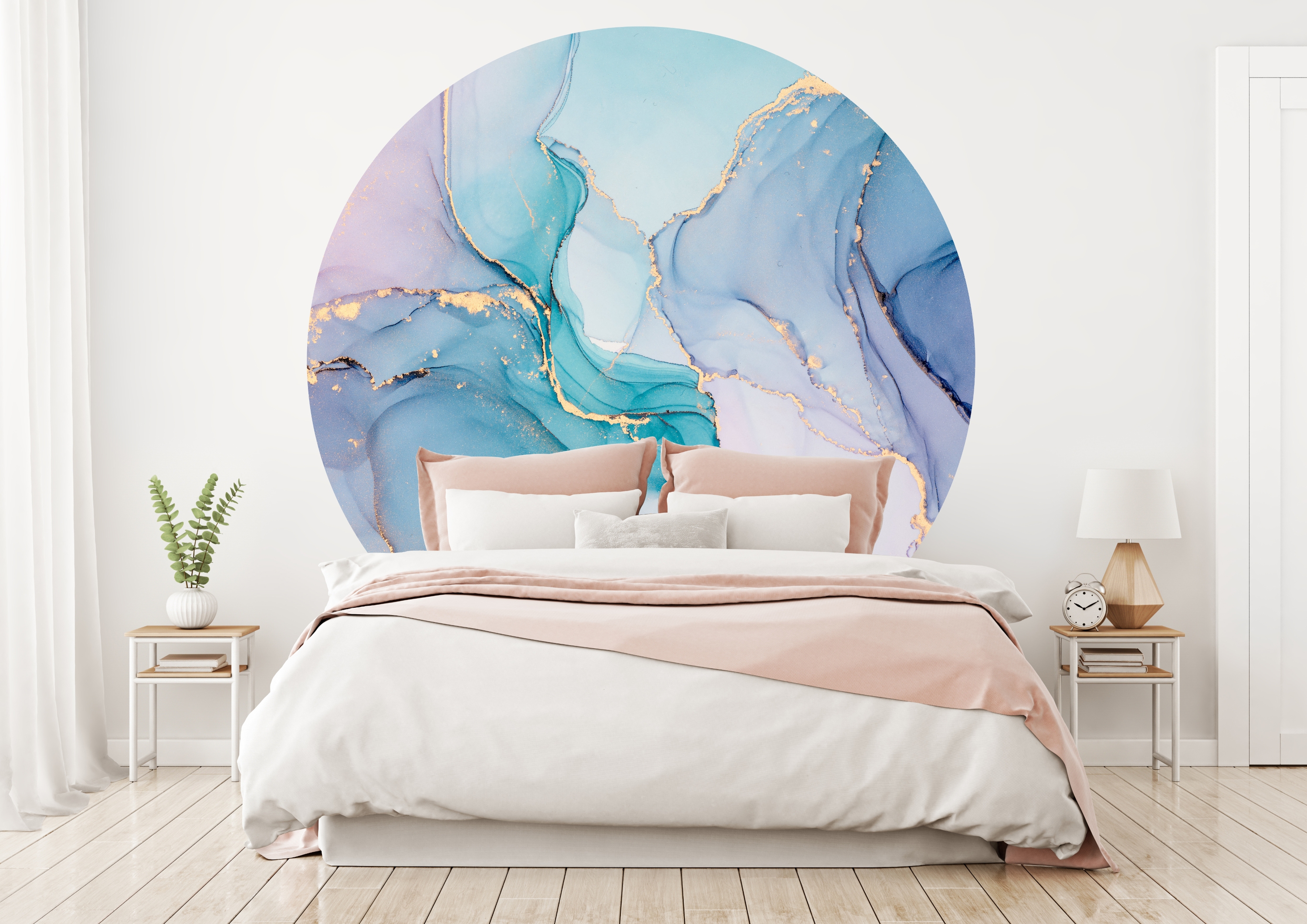 Wallsticker - Blue Pattern / Circle